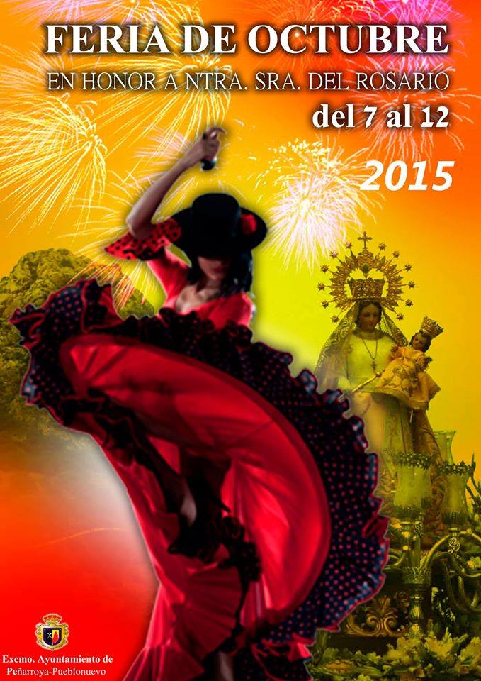 Fiestas patronales en honor de la Virgen del Rosario 2015 Peñarroya-Pueblonuevo